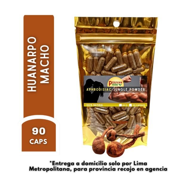 Huanarpo Macho en Cápsulas - Energía y Potencia Natural en Cada Cápsula