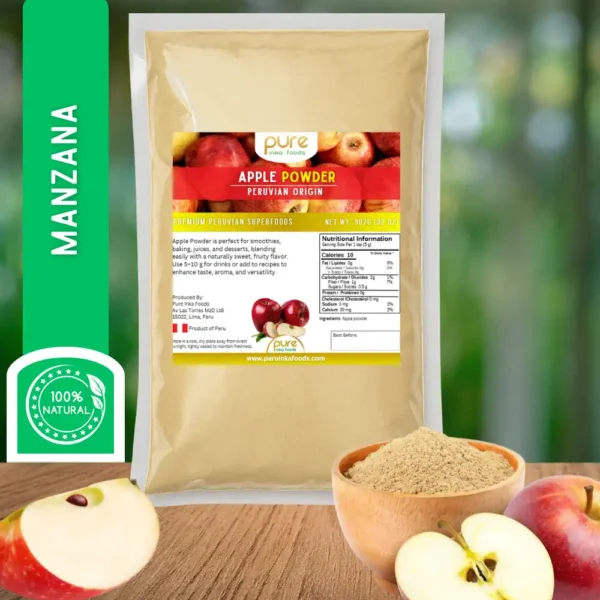 Manzana en polvo