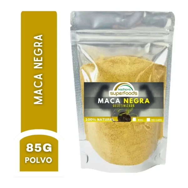 maca negra gelatinizada